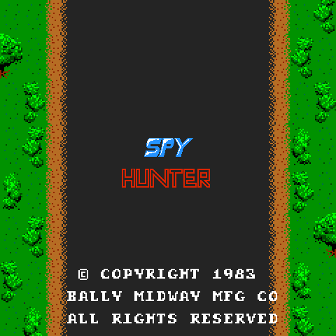 Spy Hunter Title Screen